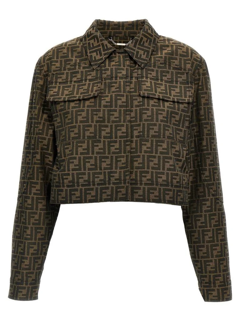 Fendi Fendi Ff Canvas Jacket 1