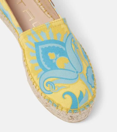 ETRO Printed canvas espadrilles 5
