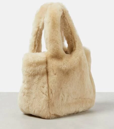 Prada Mini shearling tote bag 4