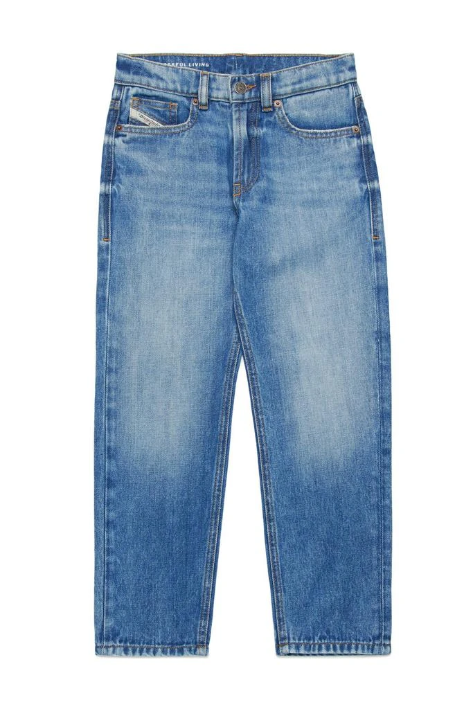 Diesel Diesel Kids Mid-Waisted Straight-Leg Jeans 1
