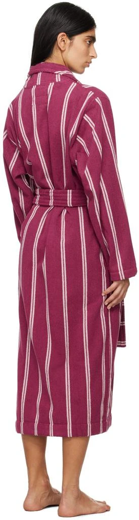 Tekla Purple Classic Bathrobe 3