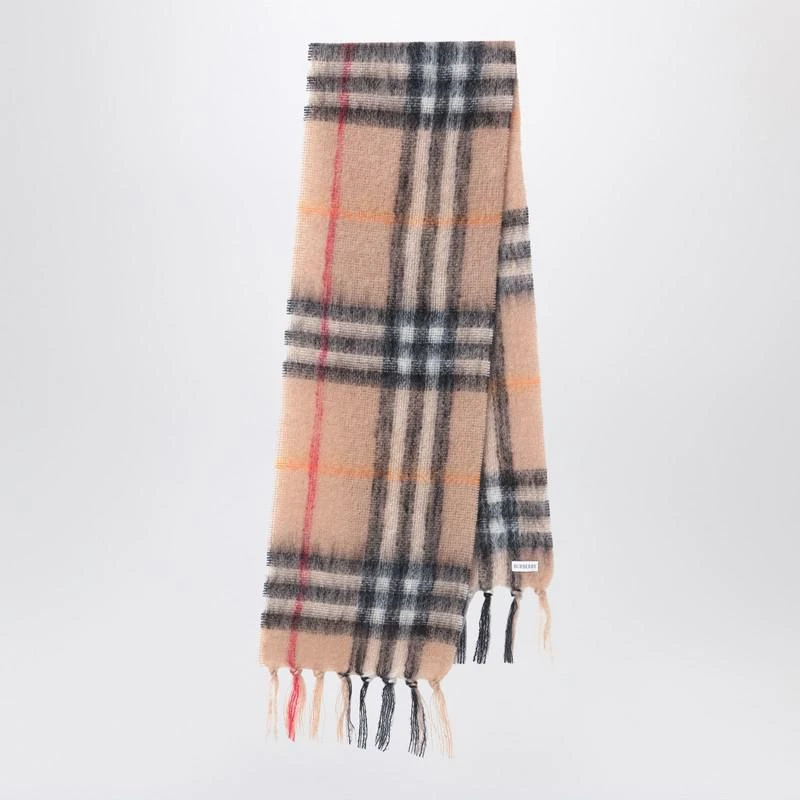 Burberry Burberry And Check Scarf Sand 1