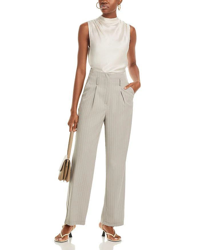 Vero Moda Wendy Pleated High Rise Straight Pants 2