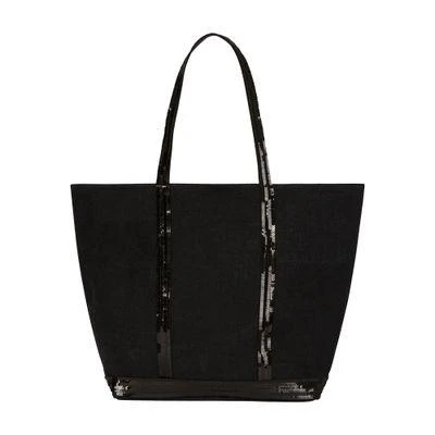 VANESSA BRUNO Linen L cabas tote 1