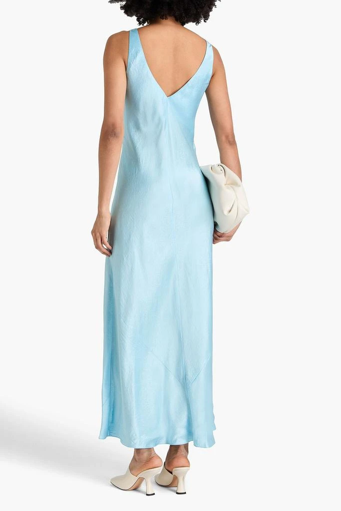 VINCE. Crinkled-satin maxi dress 3