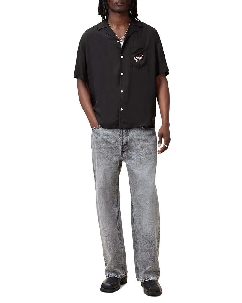 ALL SAINTS Lovers Relaxed Fit Camp Shirt 3