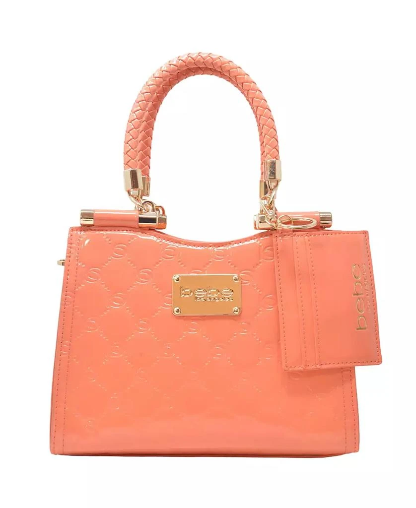 Bebe Dana Monogram Top Handle Crossbody 8