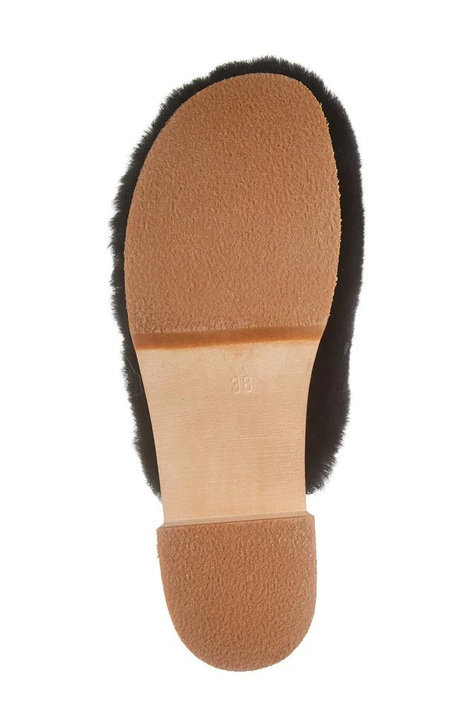 Swedish Hasbeens Fluff Genuine Shearling Clog 6