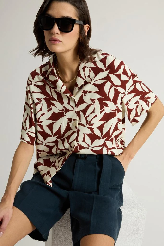 Woolrich Bowling-Collar Shirt - Women - Red 4
