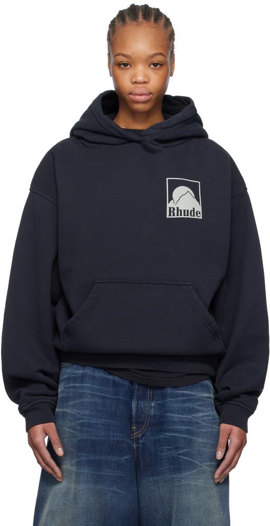 【関税込み】Rhude ブラック Bay Of Angels Yacht Club フーディ 251923F097002_4.jpg