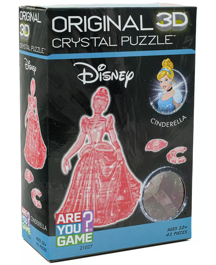 AreYouGame 3D Crystal Puzzle - Disney Cinderella, 41 Pieces