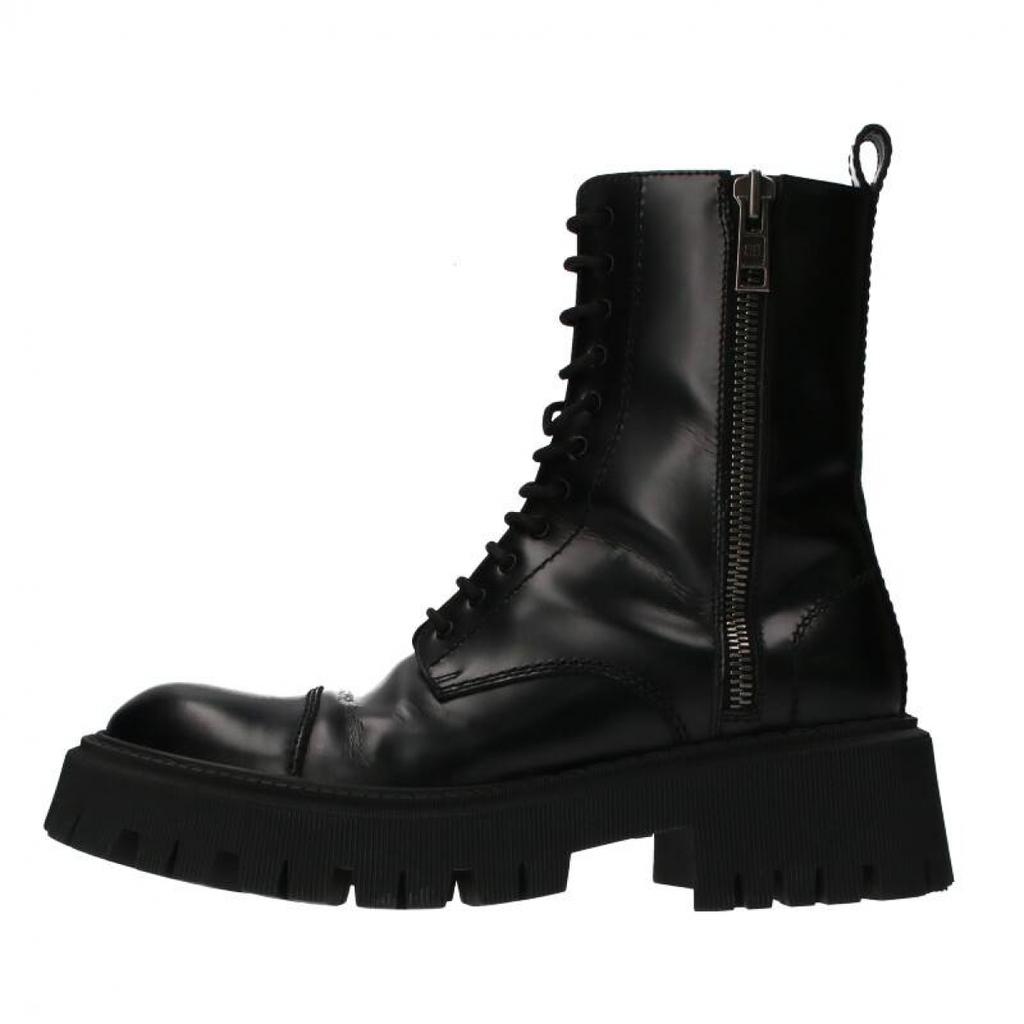 Balenciaga Leather Short Boots EU36 1/2 Ladies' Black 623924