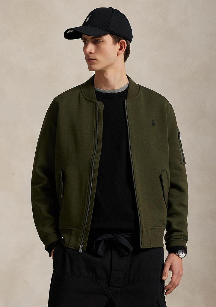 Ralph Lauren Double-Knit Bomber Jacket