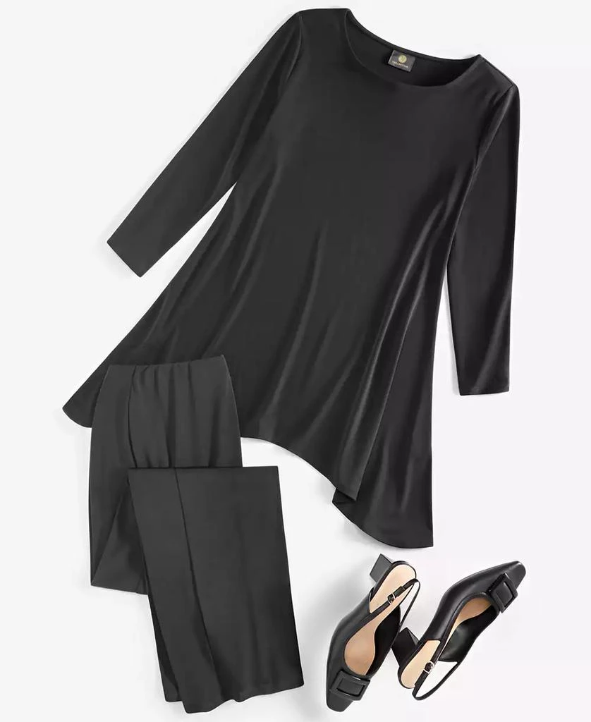 JM Collection Women's Wide-Leg Pull-On Pants, Regular & Short Lengths, Created for Macy's 4