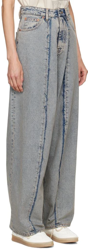 MM6 Blue Raw Edge Jeans 2