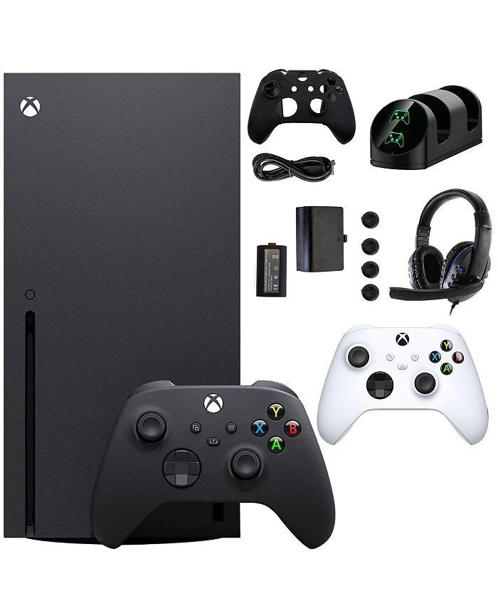 Microsoft Xbox Series X 1TB Console with Extra White Controller and Accessories Kit 1