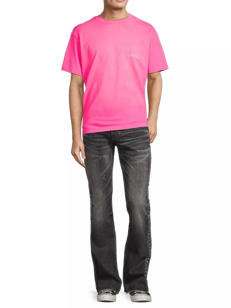 Purple Brand Logo Cotton T-Shirt 2