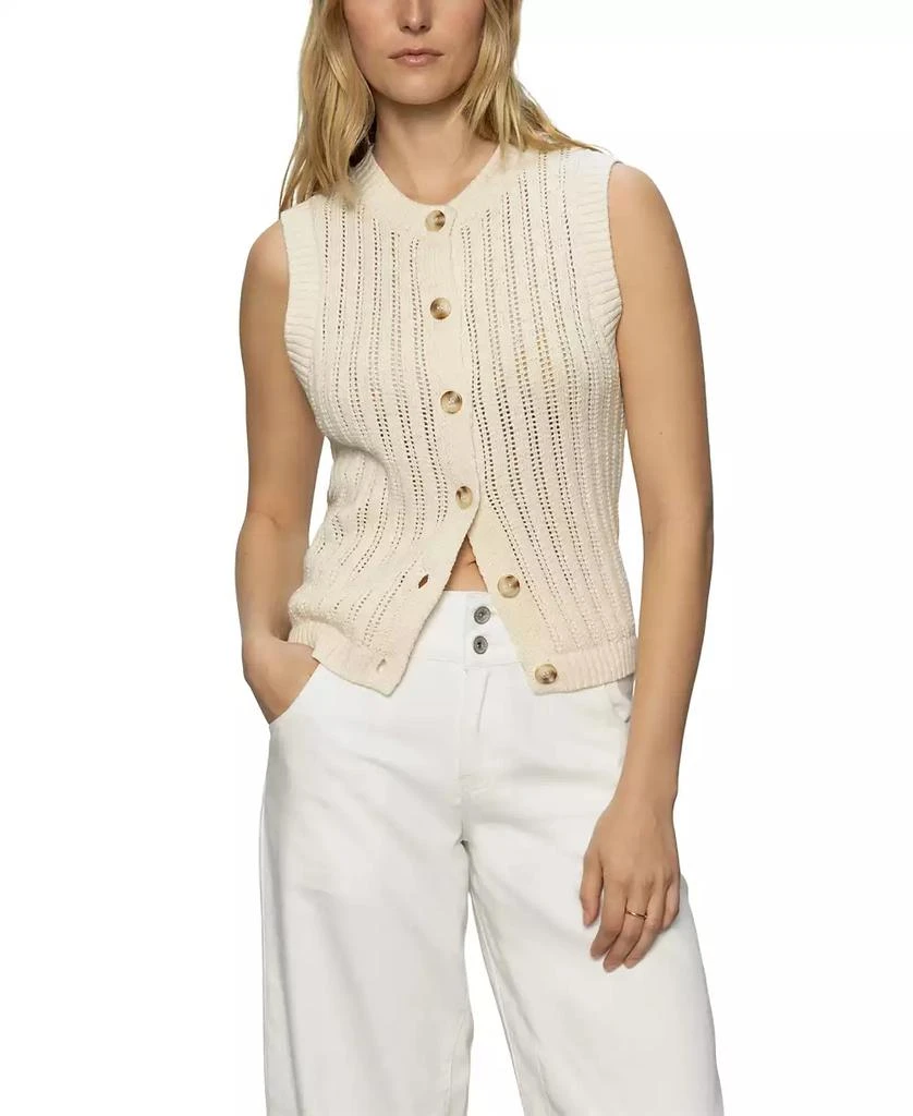 Sanctuary Women's Cotton Pointelle Vest 2