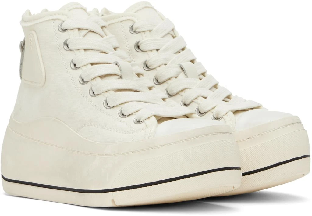 R13 Off-White Kurt High Top Sneakers 4