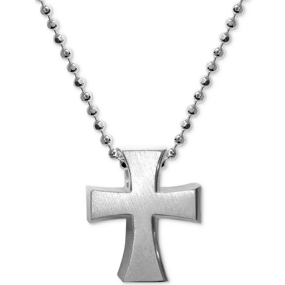 Alex Woo Cross Pendant Necklace in Sterling Silver 1
