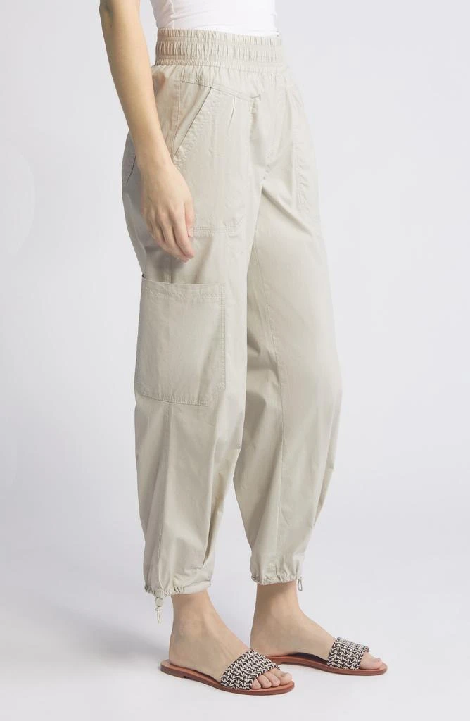 Wit & Wisdom 'Ab'Leisure Skyrise Pull-On Straight Leg Poplin Cargo Pants 3