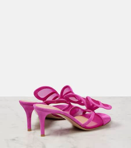 Gianvito Rossi Ilia 70 mesh mules 2