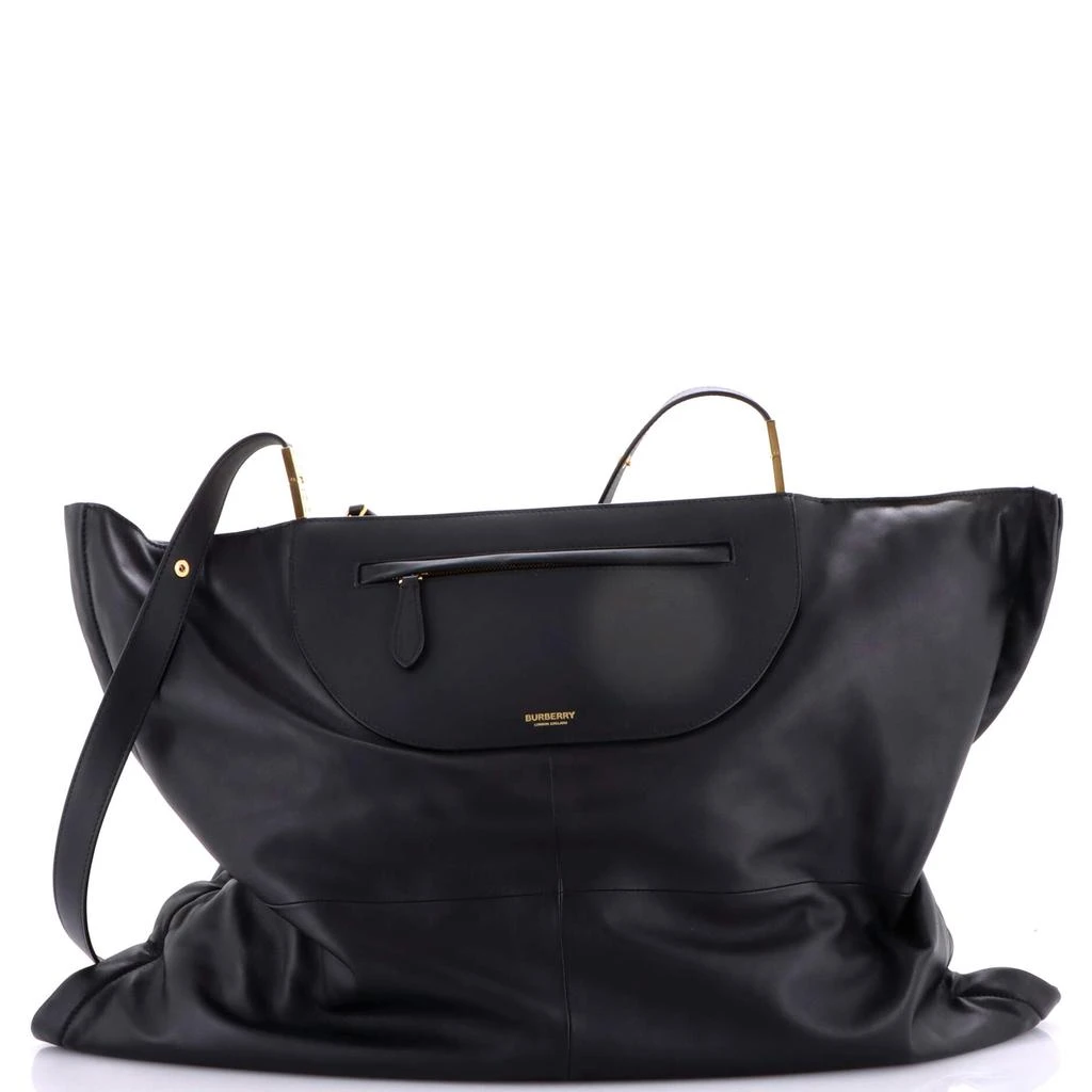 Burberry Olympia Scarf Tote Leather