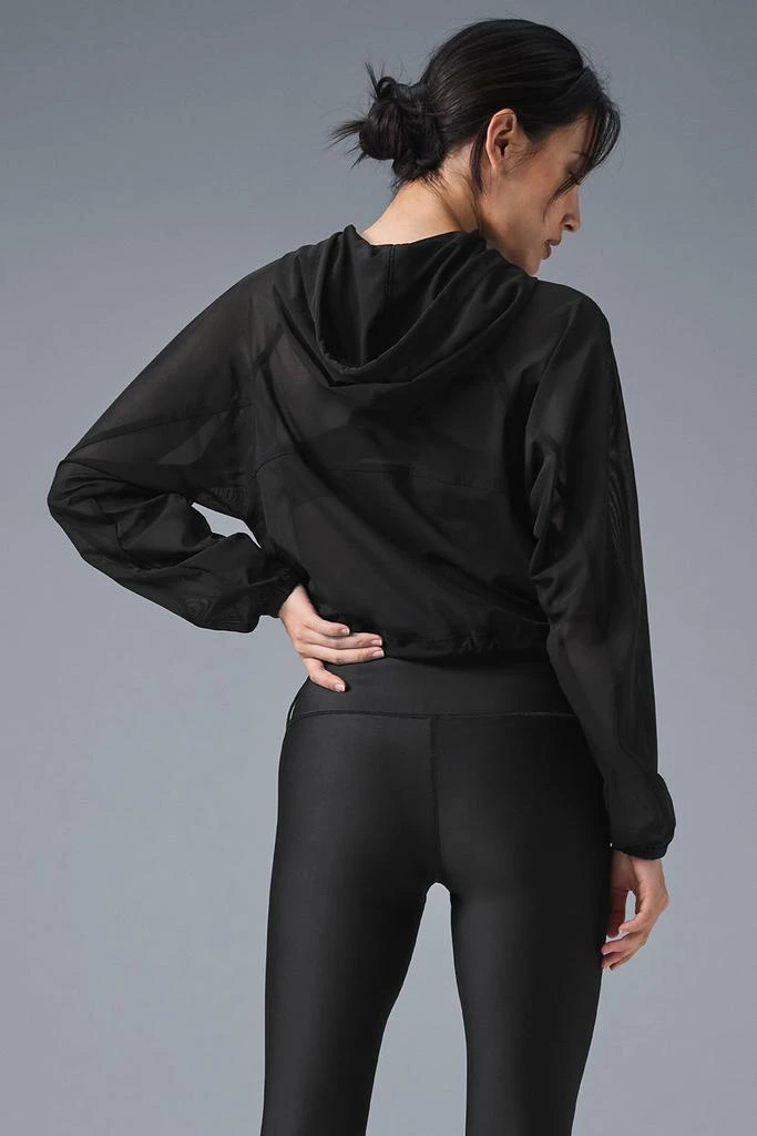 Alo Mesh Sheer Bliss Jacket - Black 2