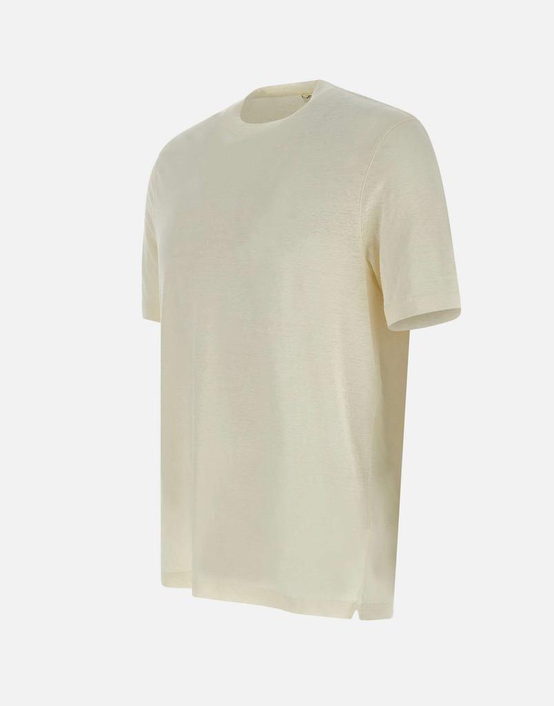 FILIPPO DE LAURENTIIS Linen stretch t-shirt