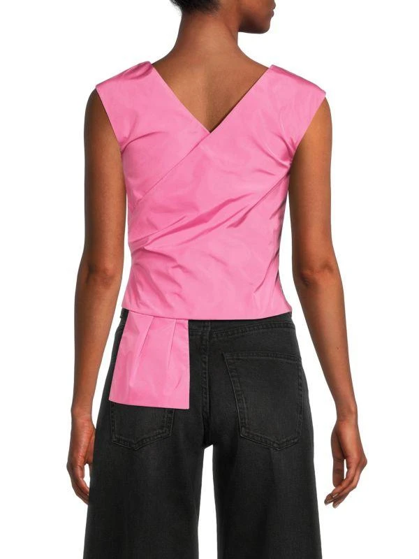 PINKO Ramones Sleeveless Asymmetric Top 2