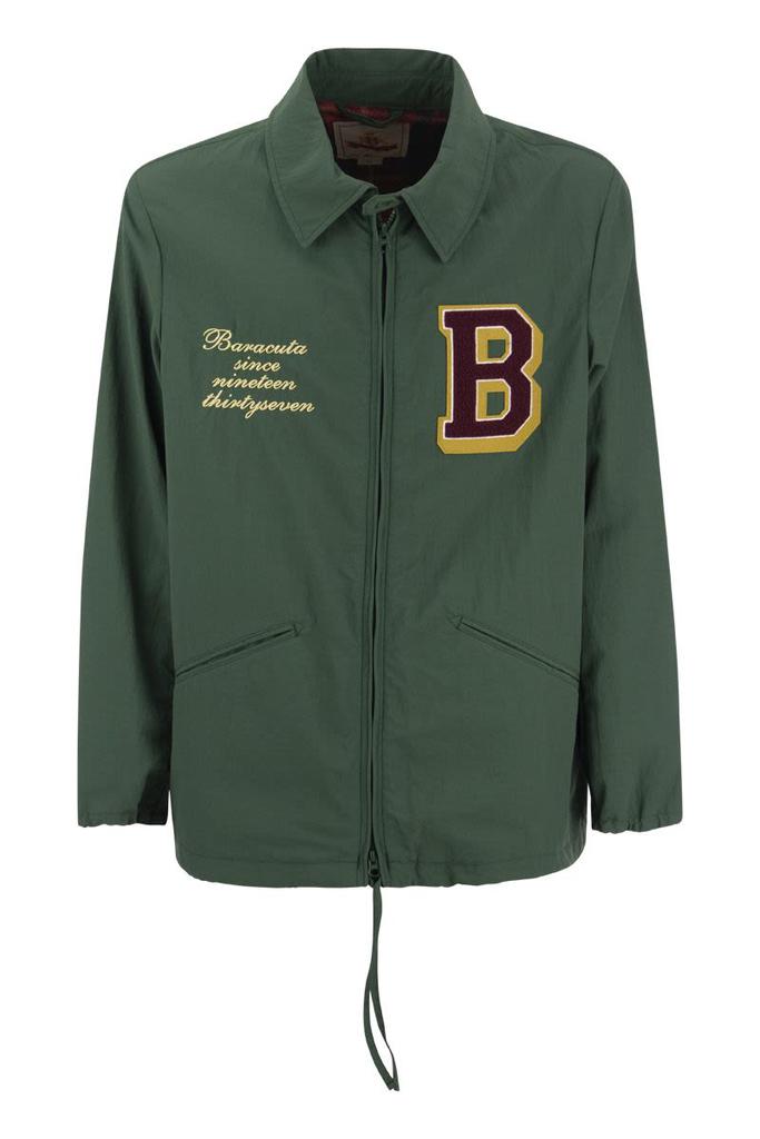 BARACUTA COACH - JACKET WITH LOGO ON CHEST