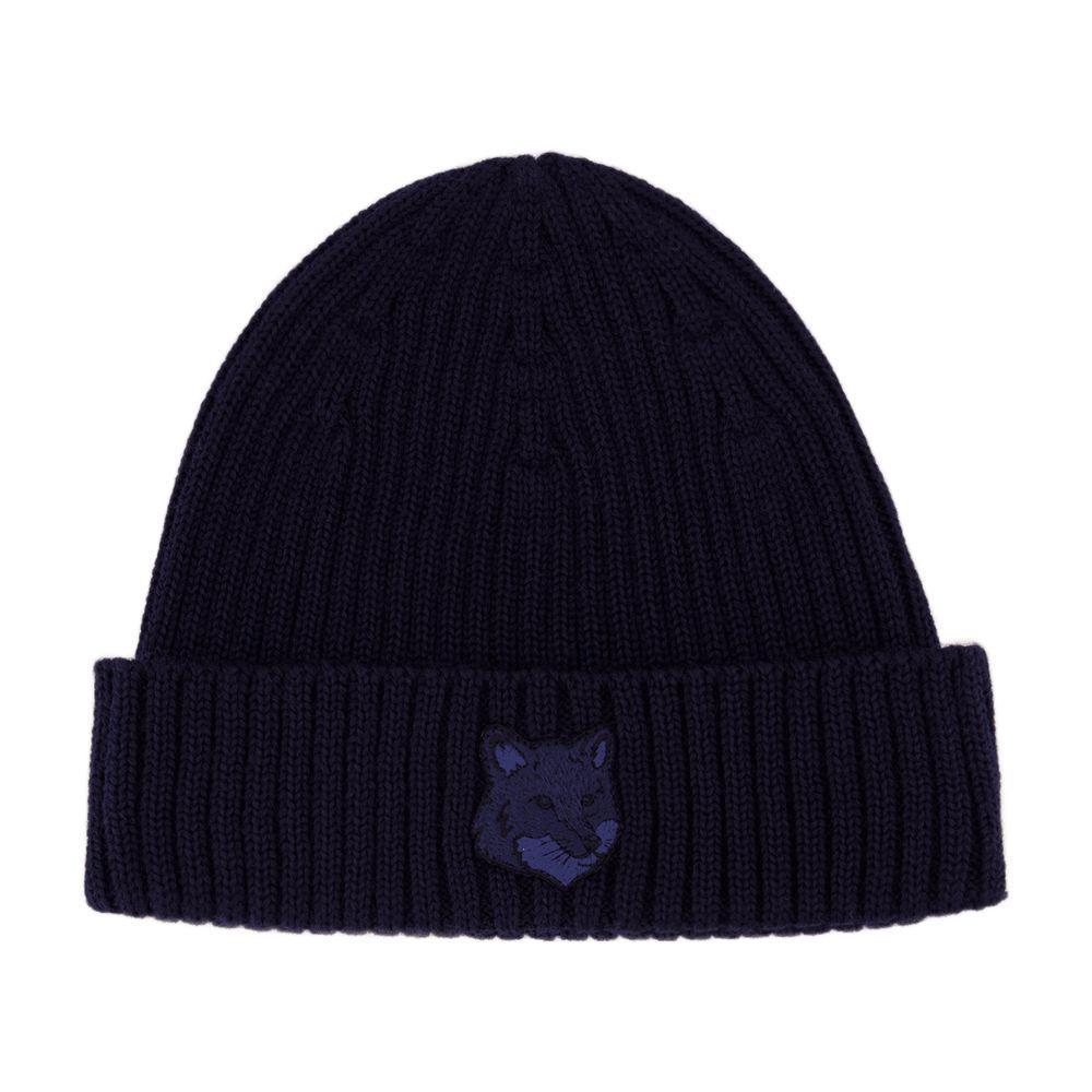 帽子 Maison Kitsune - Blue Maison Kitsune Blue Denim 6P Cap - Hats - Compare Prices