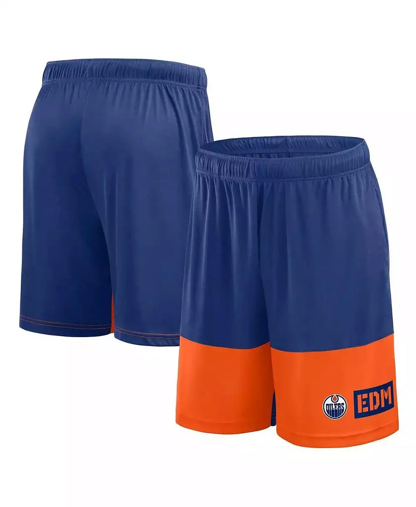 Logo Athletic Men's Royal Edmonton Oilers Best of the Best Shorts 1