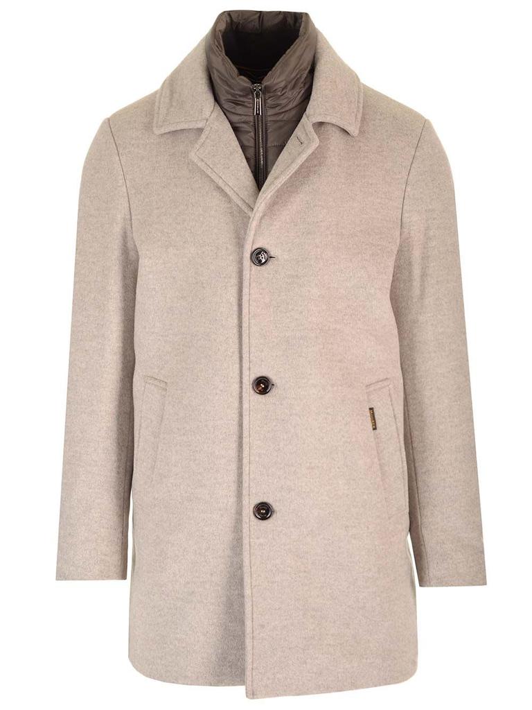 MOORER Single-breasted Coat Monferrato