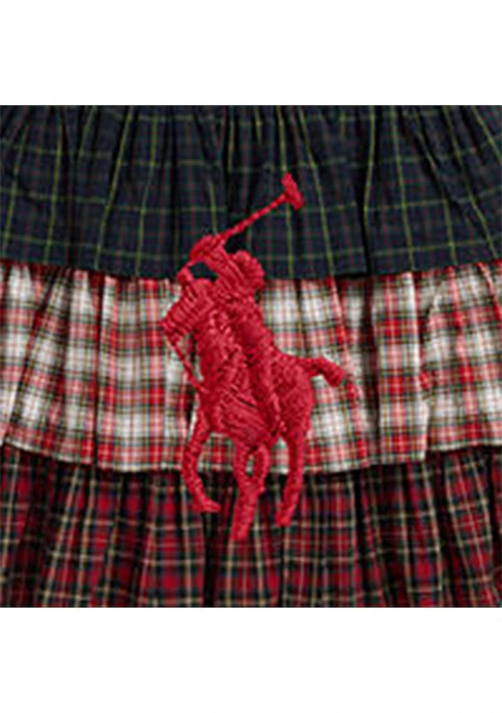 Ralph Lauren Girls 7-16 Plaid Tiered Poplin Skirt 3