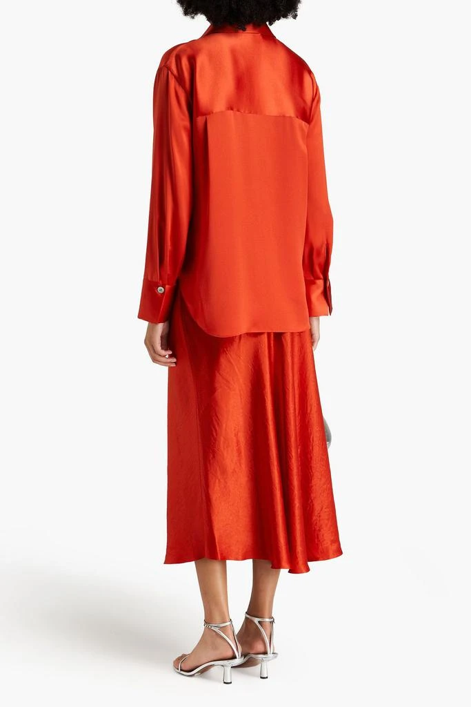 Vince Silk-satin crepe shirt 3