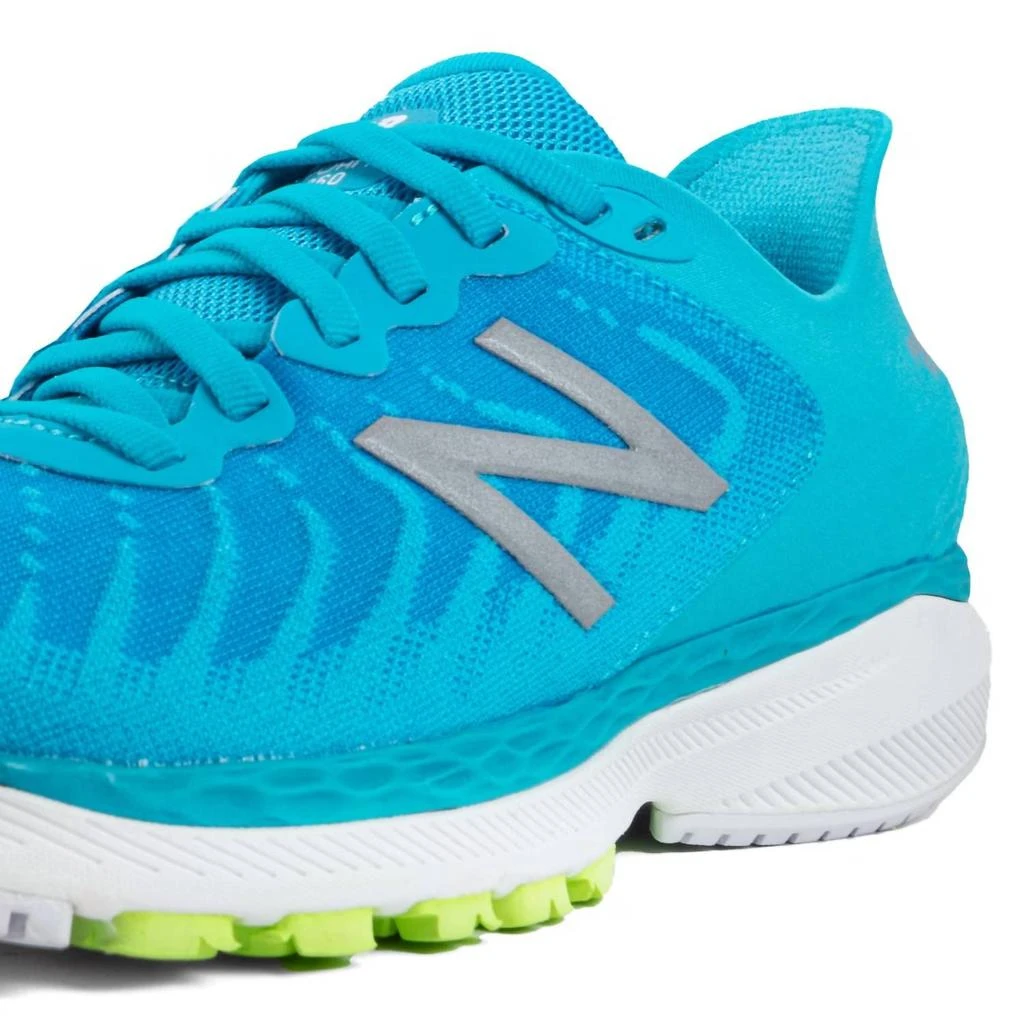 New Balance Women's Fresh Foam 860V11 Running Shoes - B/medium Width In Virtual Sky/lime Glo 2