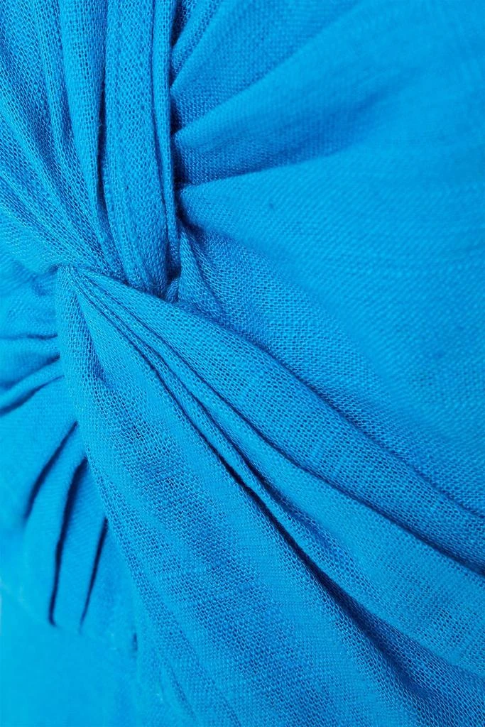 Diane von Furstenberg Majorie twisted woven midi dress 4