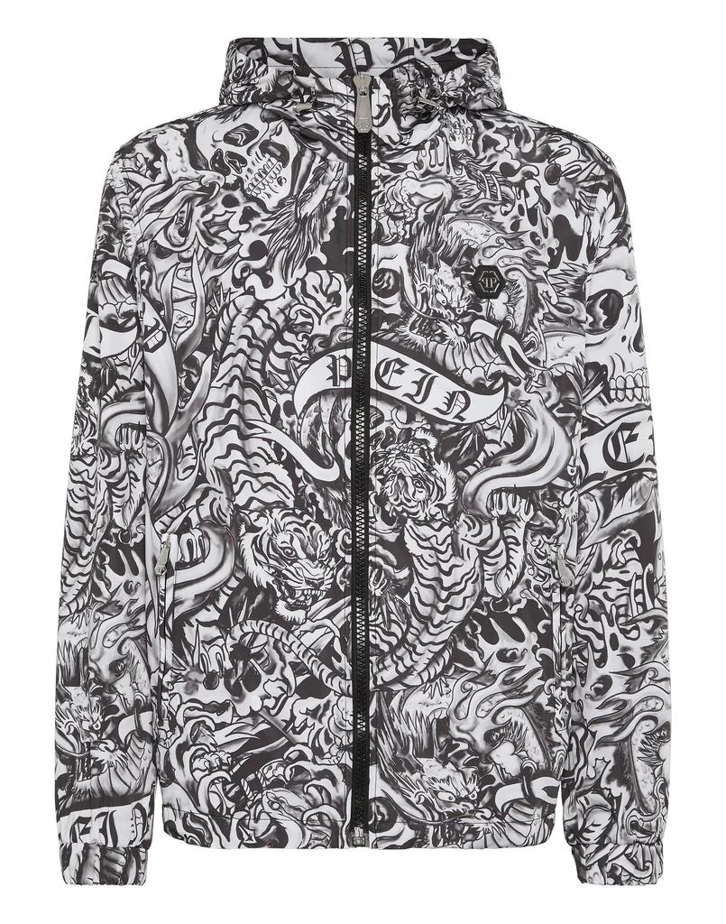 Philipp Plein Nylon Windbreaker Tattoo 2