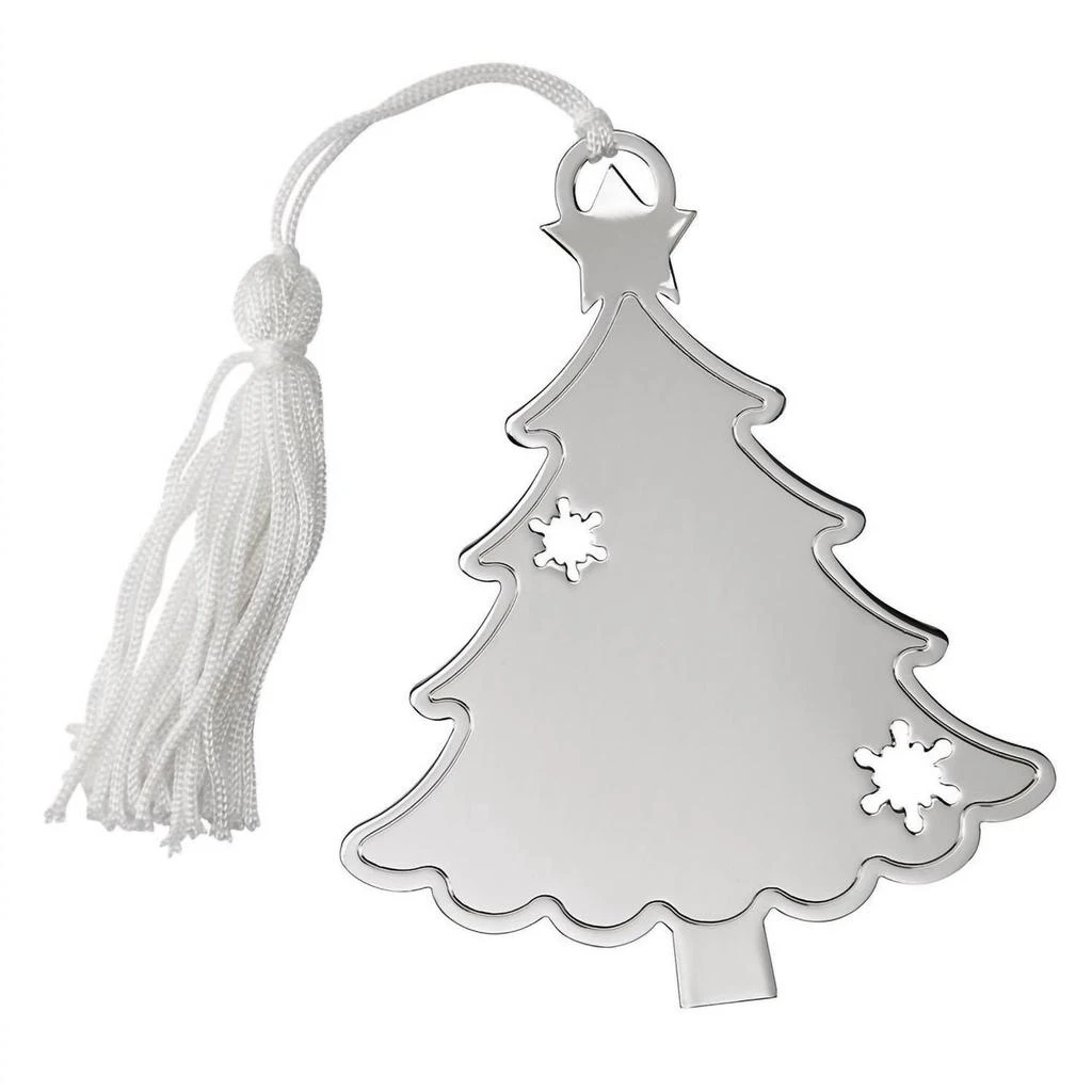 Creative Gifts International Creative Gifts International - Holiday Tree Shaped Ornament With Snowflake Cutouts