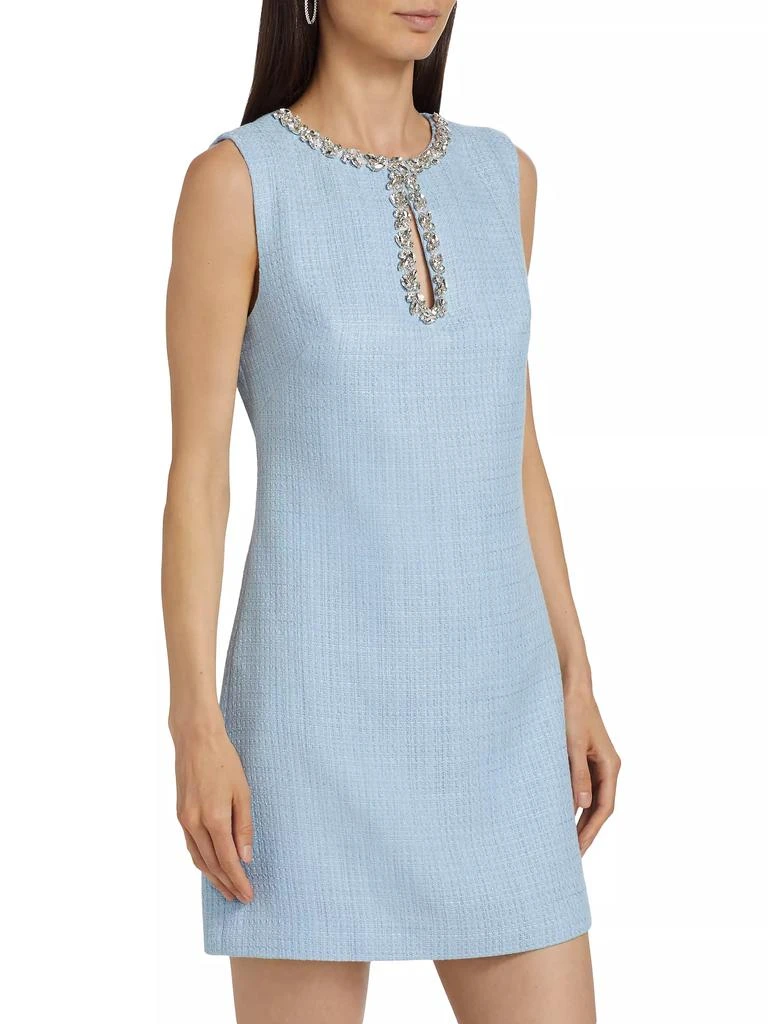 Milly Eden Bouclé Keyhole Sheath Dress 4
