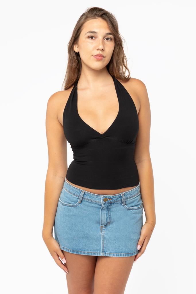 Los Angeles Apparel 8375 - Cotton Spandex Halter Top