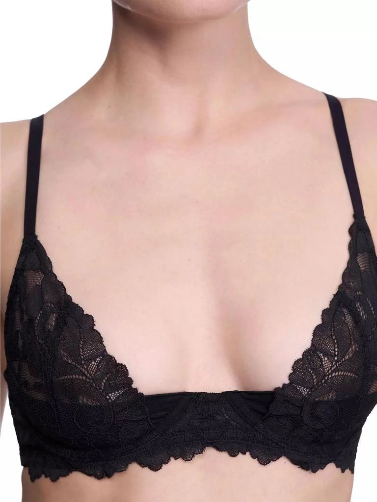 Natori Peony Lace Plunge Unlined Underwire Bra 4