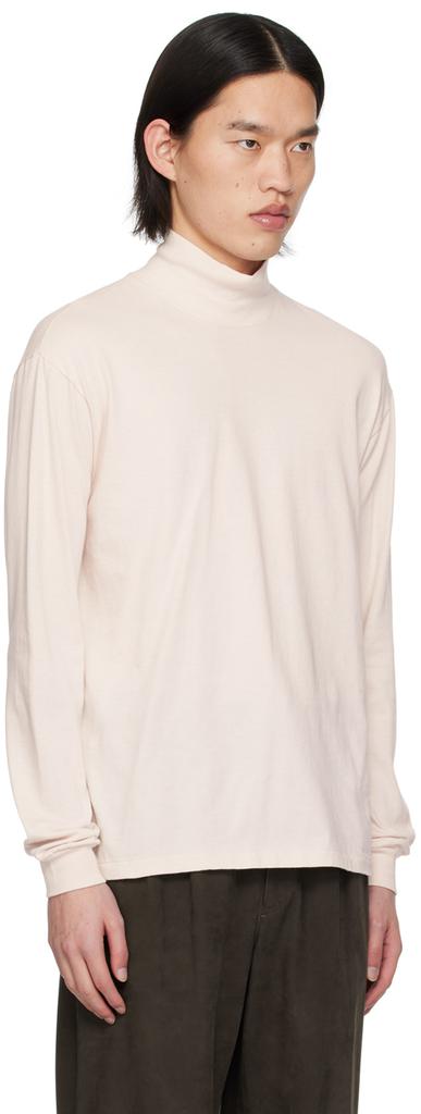 AURALEE SSENSE Exclusive Pink Seamless Turtleneck