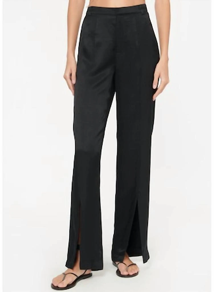 CAMI NYC Amelie Twill Pant In Black 2
