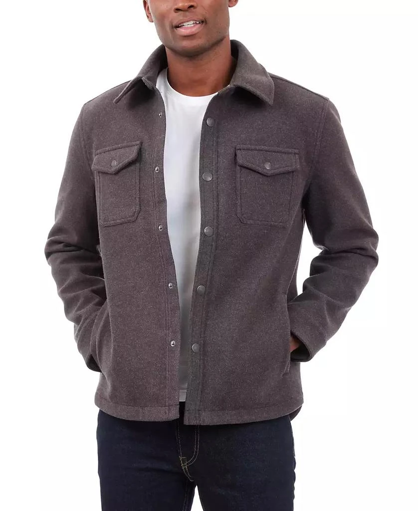 Lucky Brand Men
s Quilted Wool Shirt Jacket 3