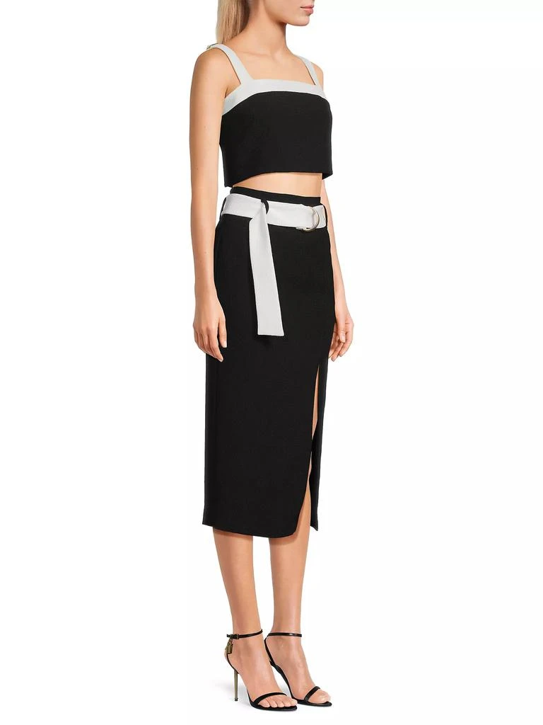 Black Halo Katriona Belted 2-Piece Skirt Set 4