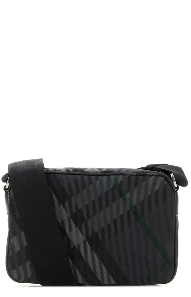 Burberry Burberry Check Detailed Zipped Messenger Bag 2