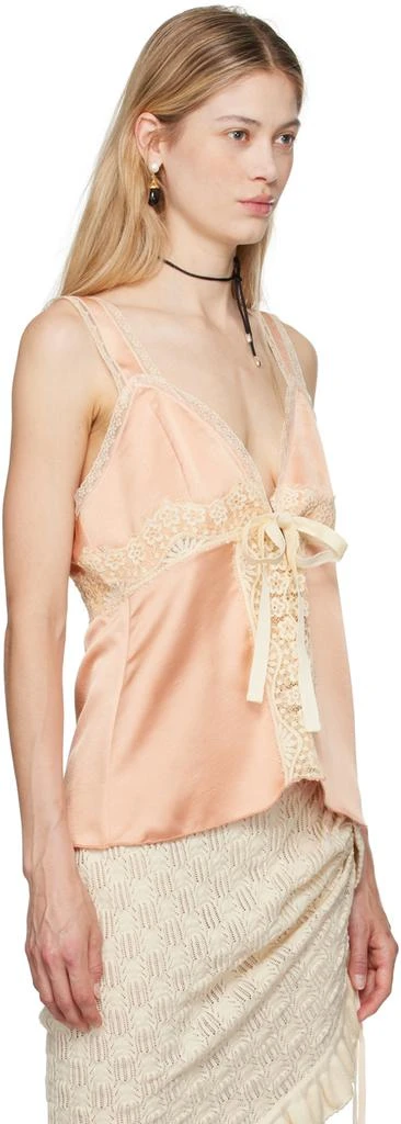 Anna Sui Pink Lace Trim Camisole 2