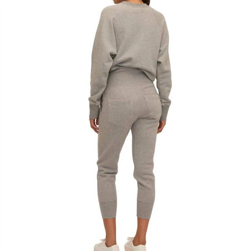 MARISSA WEBB So High Waisted Sweatpants In Heather Grey 2